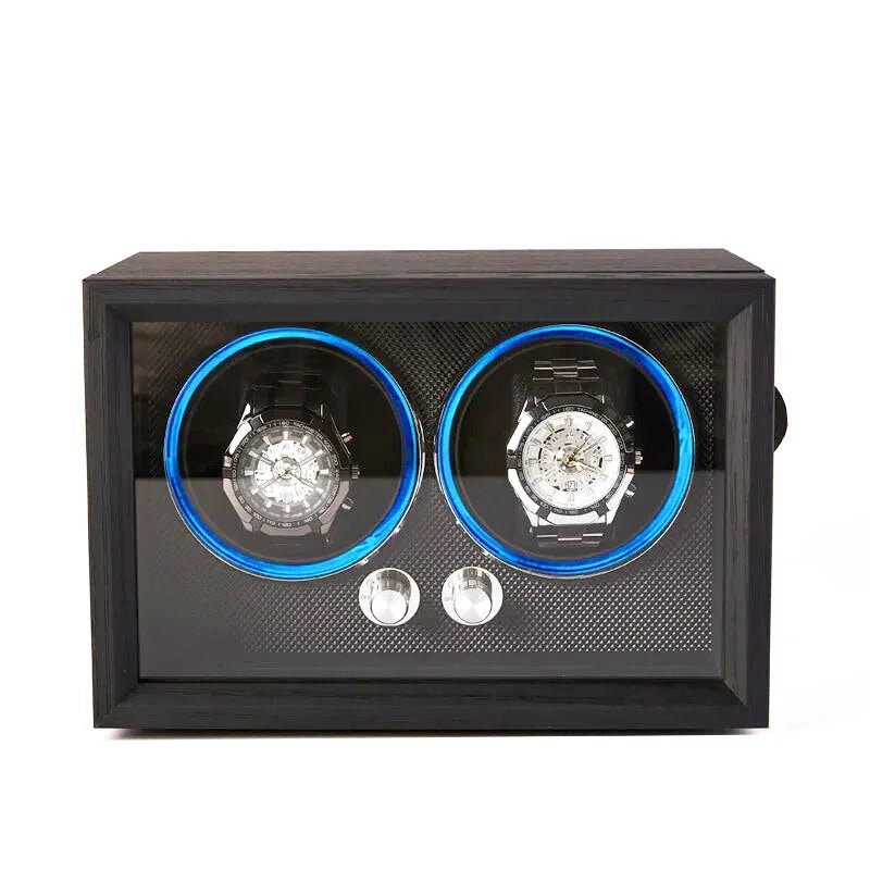 Orbis Wood Double Watch Winder - WatchMatic
