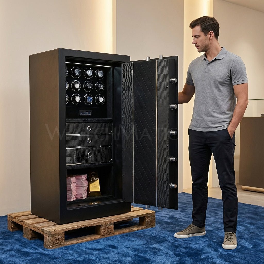WatchMatic Titan Vault Series – Watch Winder Safe Box - WatchMatic