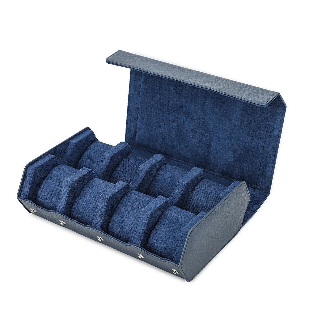 Hexagon Genuine Leather Watch Box - WatchMatic