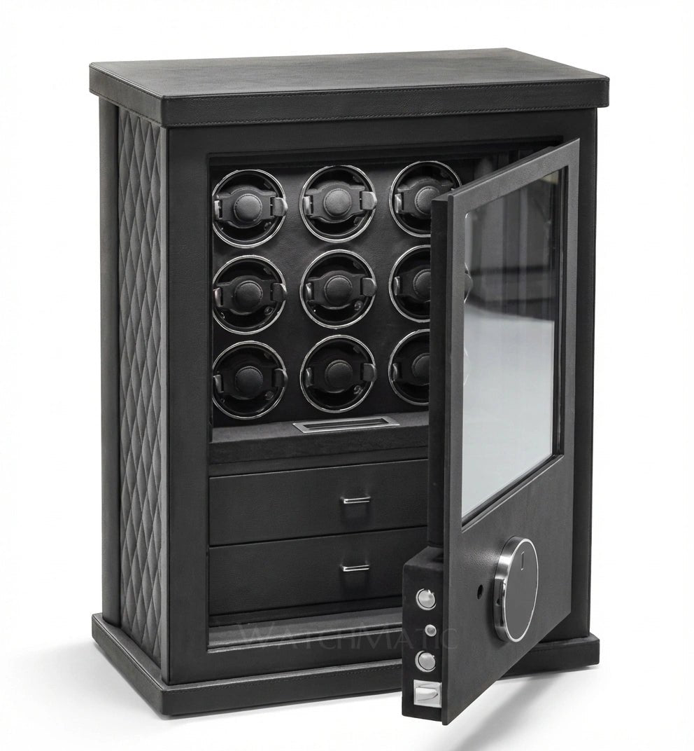WatchMatic Sentry Vault - Watch Winder Safe Box - WatchMatic